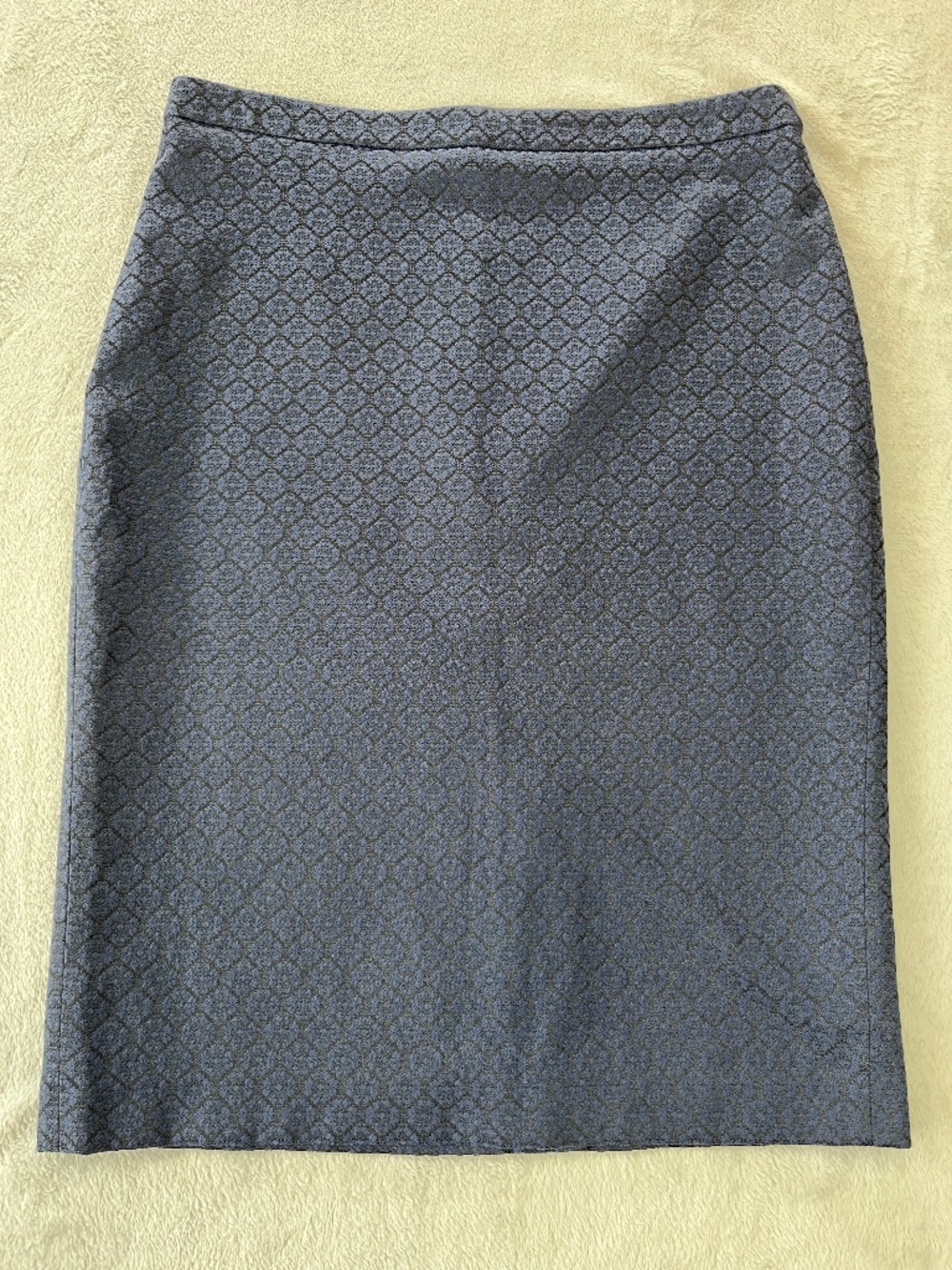 Pure Collection Pencil Skirt sz 8/10 Navy Tailored Classic Office Sophisticated